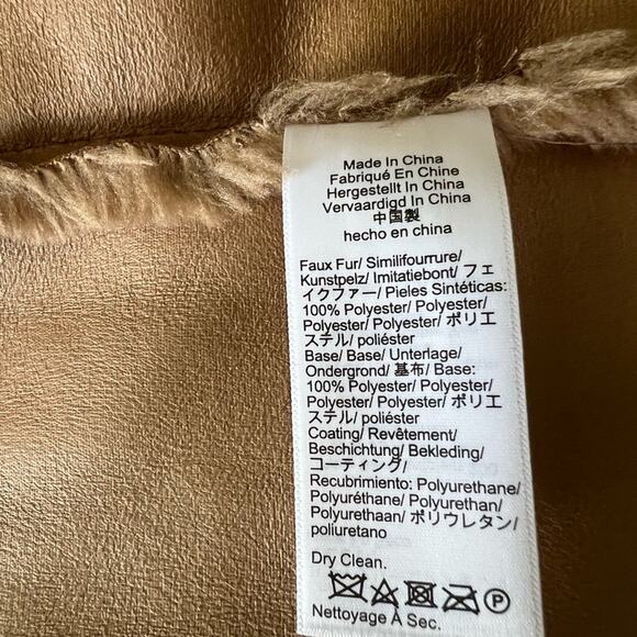 J. Crew Women's Teddy Peacoat NWT new XXS/XS in chocolate faux fur - Picture 6 of 9